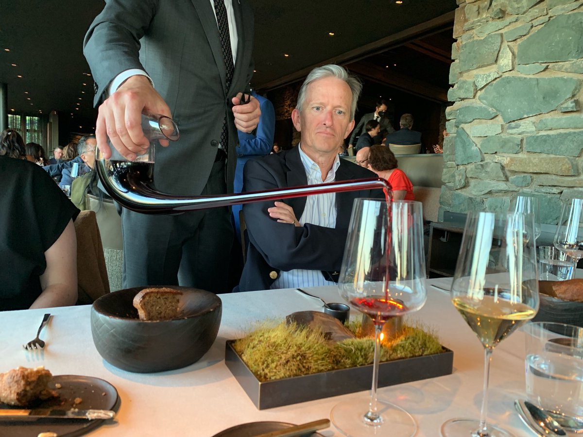 A wine decanter like nothing I had ever seen before…#canlis #wine_decanter