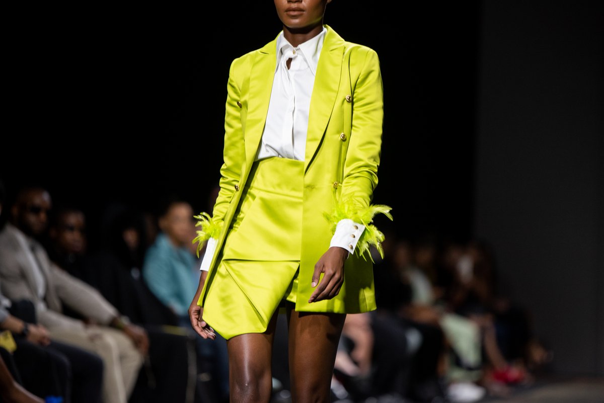 It's giving what it needs to give! 💚💚💚💚💚💚

Select items from <a href="/kayla_stam/">Kayla Stam</a> latest #SS22 Collections drops next week ONLINE! 

Image by @eunicedriverphotography &amp; @lrphotographysa

#SAFW #SupportLocal
