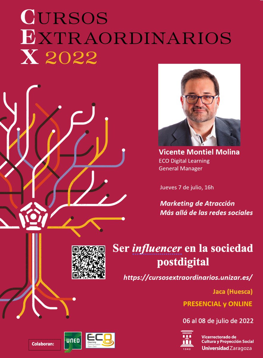 SMEMIU_UNED's tweet photo. ¿Sabes lo que es el #InboundMarketing o #marketing de atraccion? @MontielVicente y @MariloMaldonado nos hablarán de ello el jueves 7 de julio a partir de las 16h.
Información e inscripciones: https://t.co/R6dXsKGPCB
#influencerjaca #UNED #GICID #UNIZAR #educomunicación https://t.co/T1IQ3bYgiN