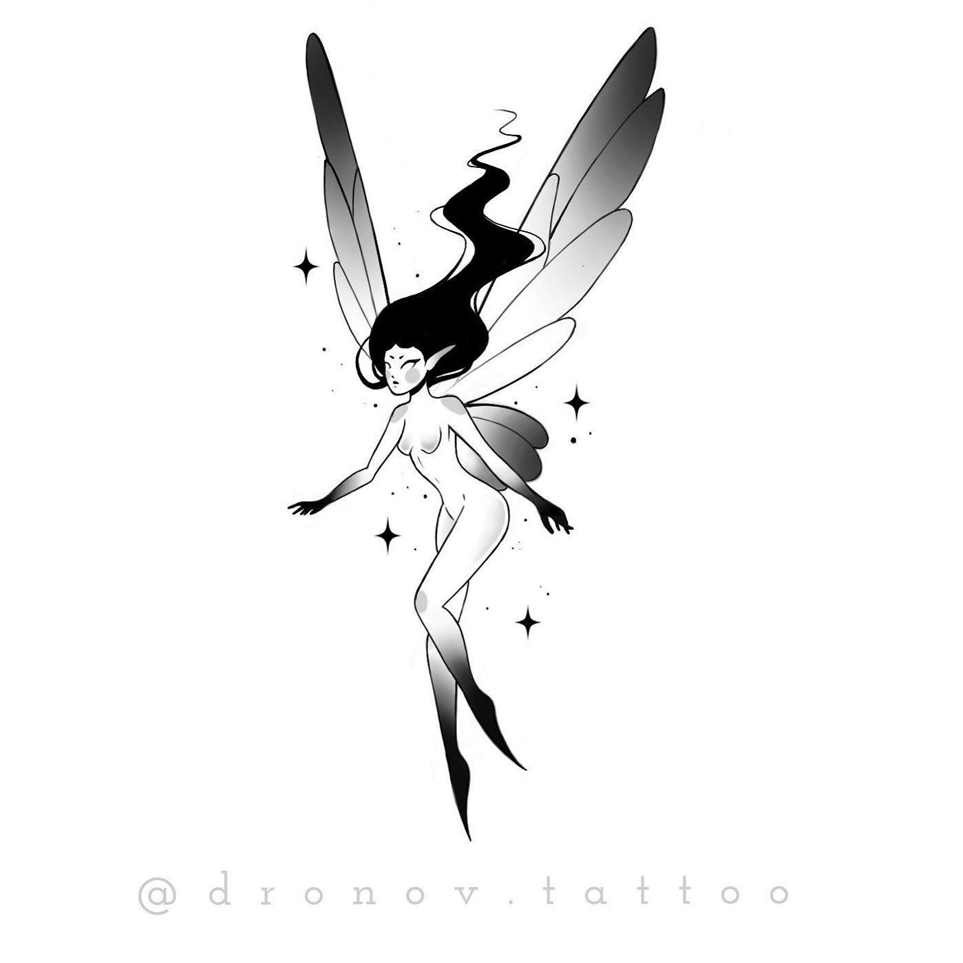 fairy silhouette tattoo by Iluvdbush on DeviantArt
