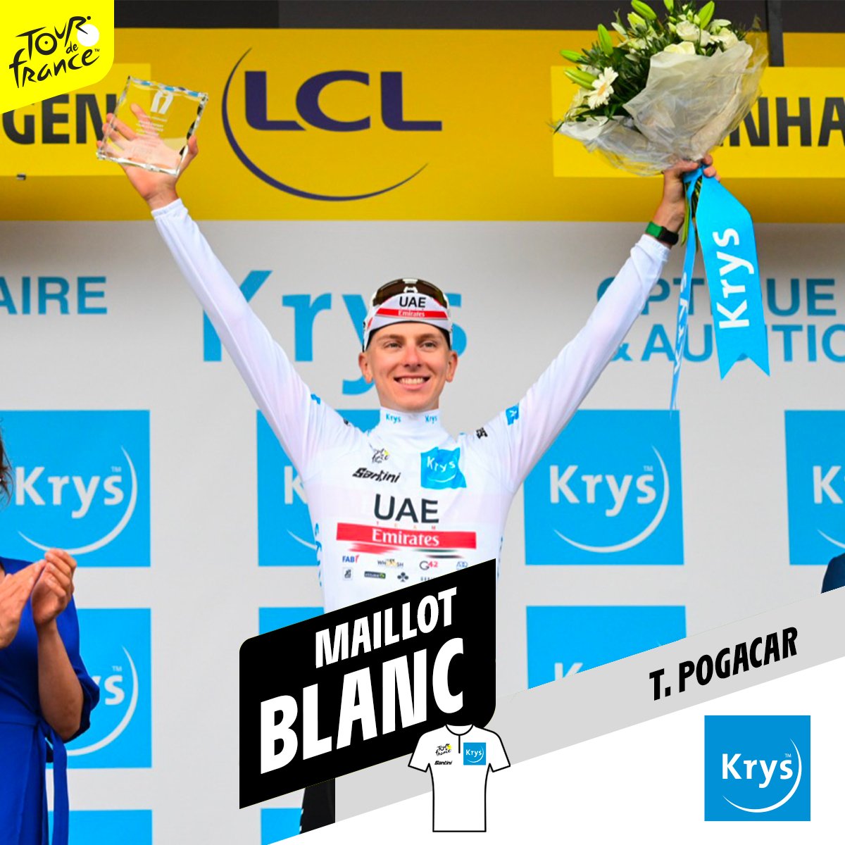 LeTour's tweet image. 🎽 Jerseys after stage 1 / Maillots distinctifs après l'étape 1

💛 @yveslampaert 
💚 @yveslampaert 
👶 @TamauPogi 

#TDF2022