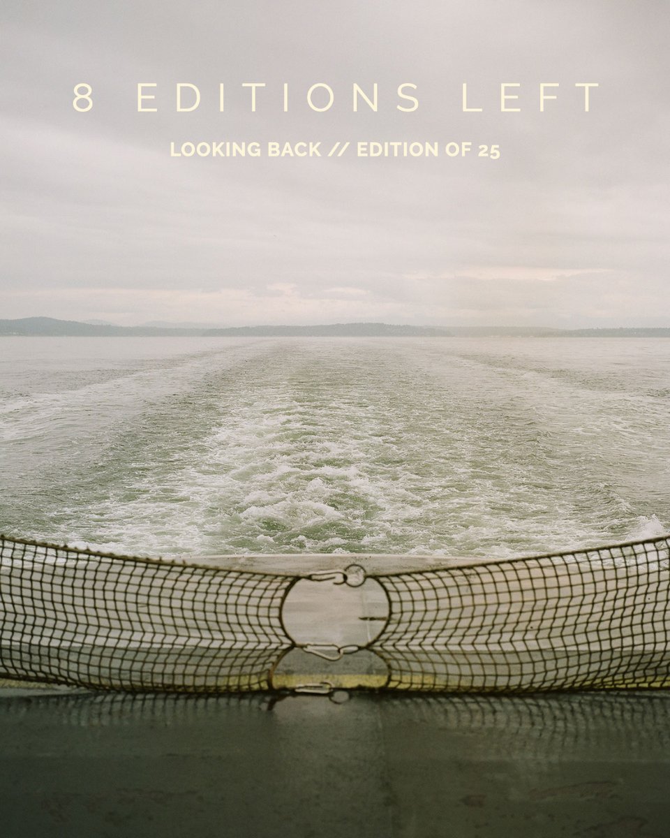 Shoutout to <a href="/FreeRunTraveler/">FreeRunTraveler</a> for snagging "Looking Back" #21/25 🥳

There's just 8 editions left, folks. Get one while you can!