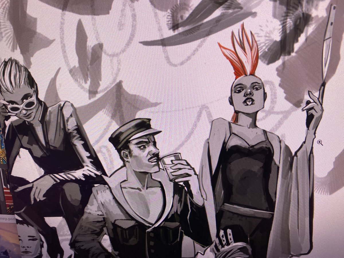 Working on some of the lasts #dierpg illus. At this point, it’s just a lot of fun