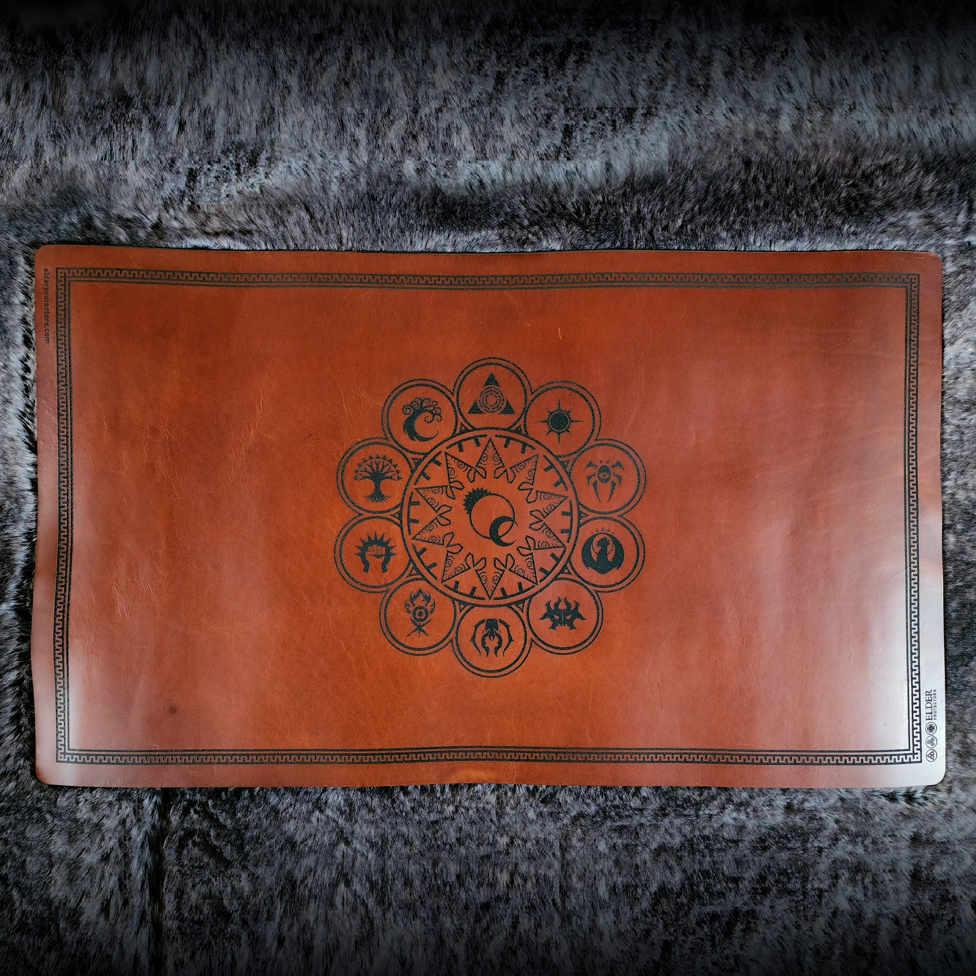 Leather Playmat Elder Protectors TCG Playmat LOTR Tree Design agrohort.ipb.ac.id