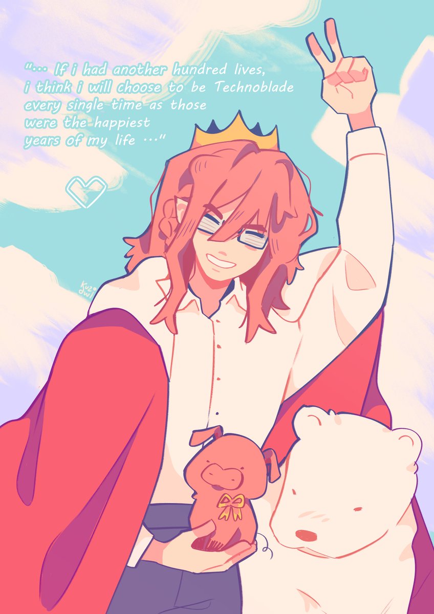 1boy crown male focus shirt bear english text smile  illustration images