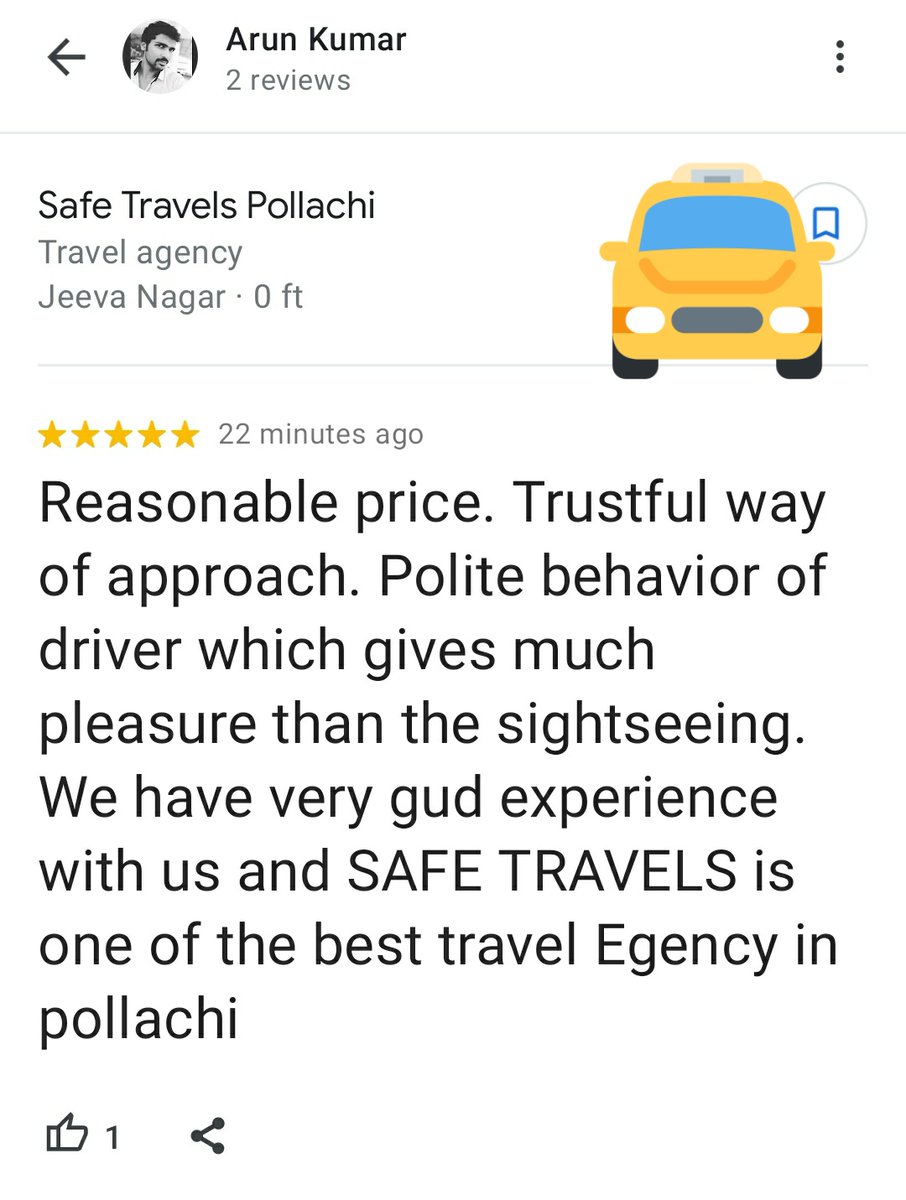 Travel_Pollachi's tweet photo. Guest satisfaction is our boon to move forward ⏩ ⏩. 
Dial 9500781299 for any travel requirements
https://t.co/MeiZvFmT5w

 #packyourbags 
#safetravelspollachi 
#couples  #couplephotography #photographydayout #kanthaloor #Srijayamstudios #pollachi  #tamilandutourism https://t.co/VGQ25ELfZr