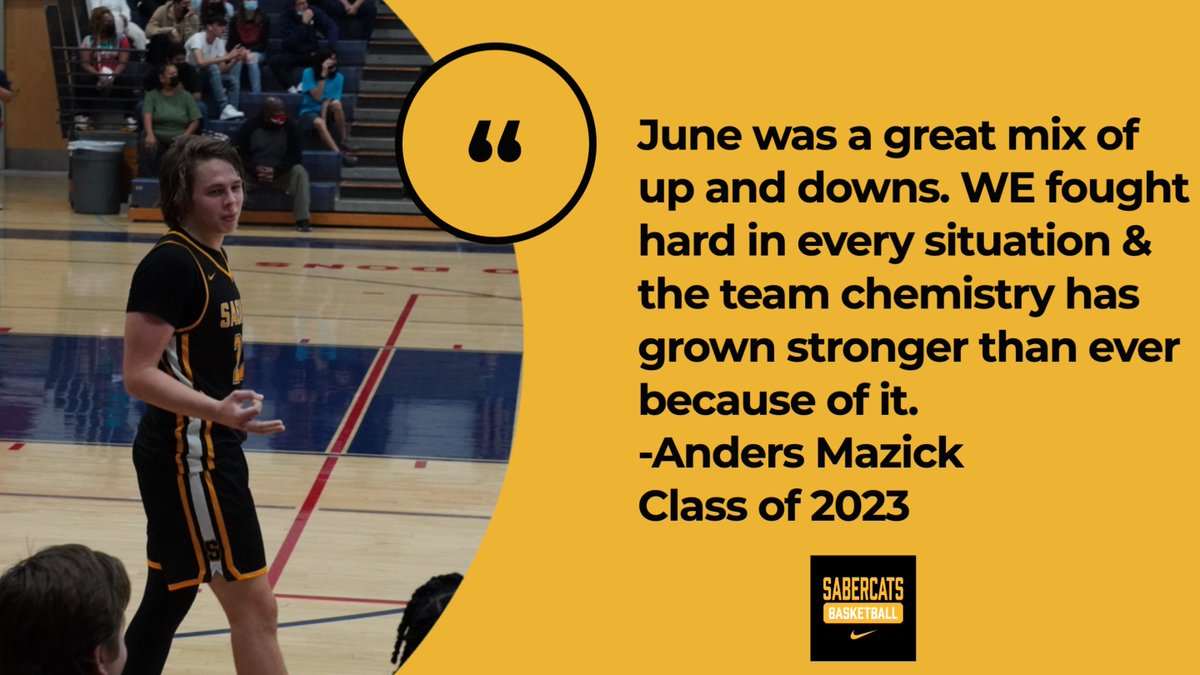 Saguaro HS Mens Basketball (@mbbsaguaro) on Twitter photo Thoughts from <a href="/aemazick/">Anders</a> on our past month of June ball! <a href="/Saguaro_HS/">Sabercat Nation</a> <a href="/SaguaroSUSD/">Saguaro High School</a> Thoughts from <a href="/aemazick/">Anders</a> on our past month of June ball! <a href="/Saguaro_HS/">Sabercat Nation</a> <a href="/SaguaroSUSD/">Saguaro High School</a>
