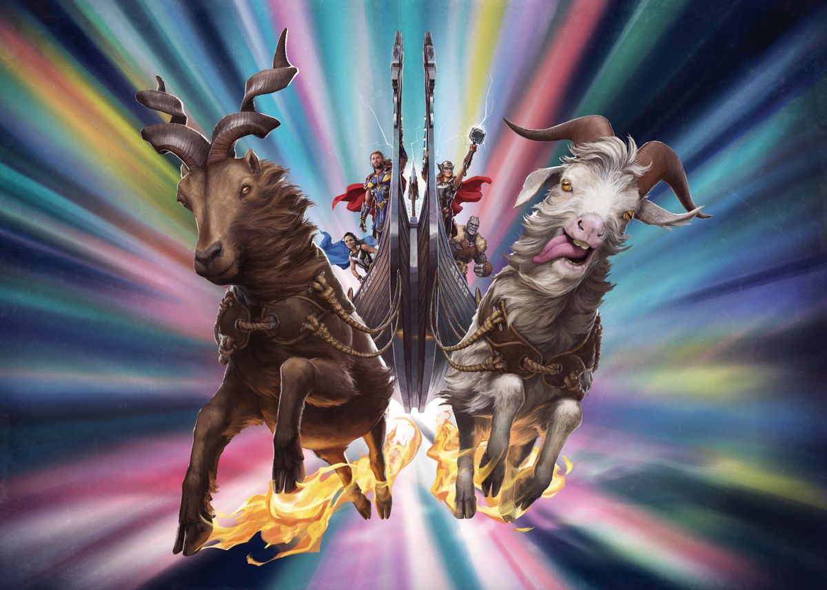 MCU Facility on Twitter "🐐🐏 👅 ThorLoveAndThunder Thor Valkyrie 