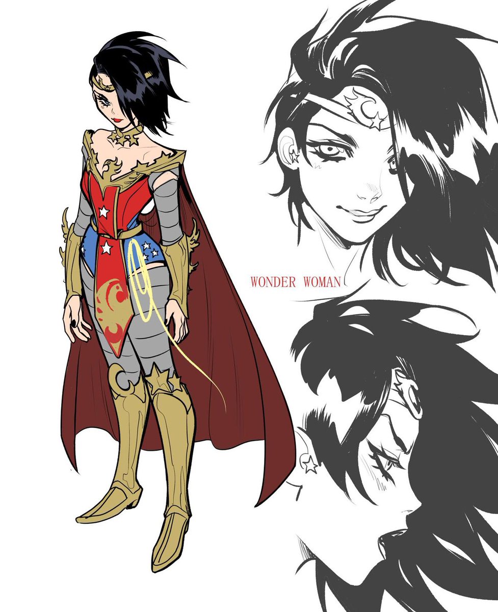 Princess Diana & Jessica Cruz in RWBY / Justice League