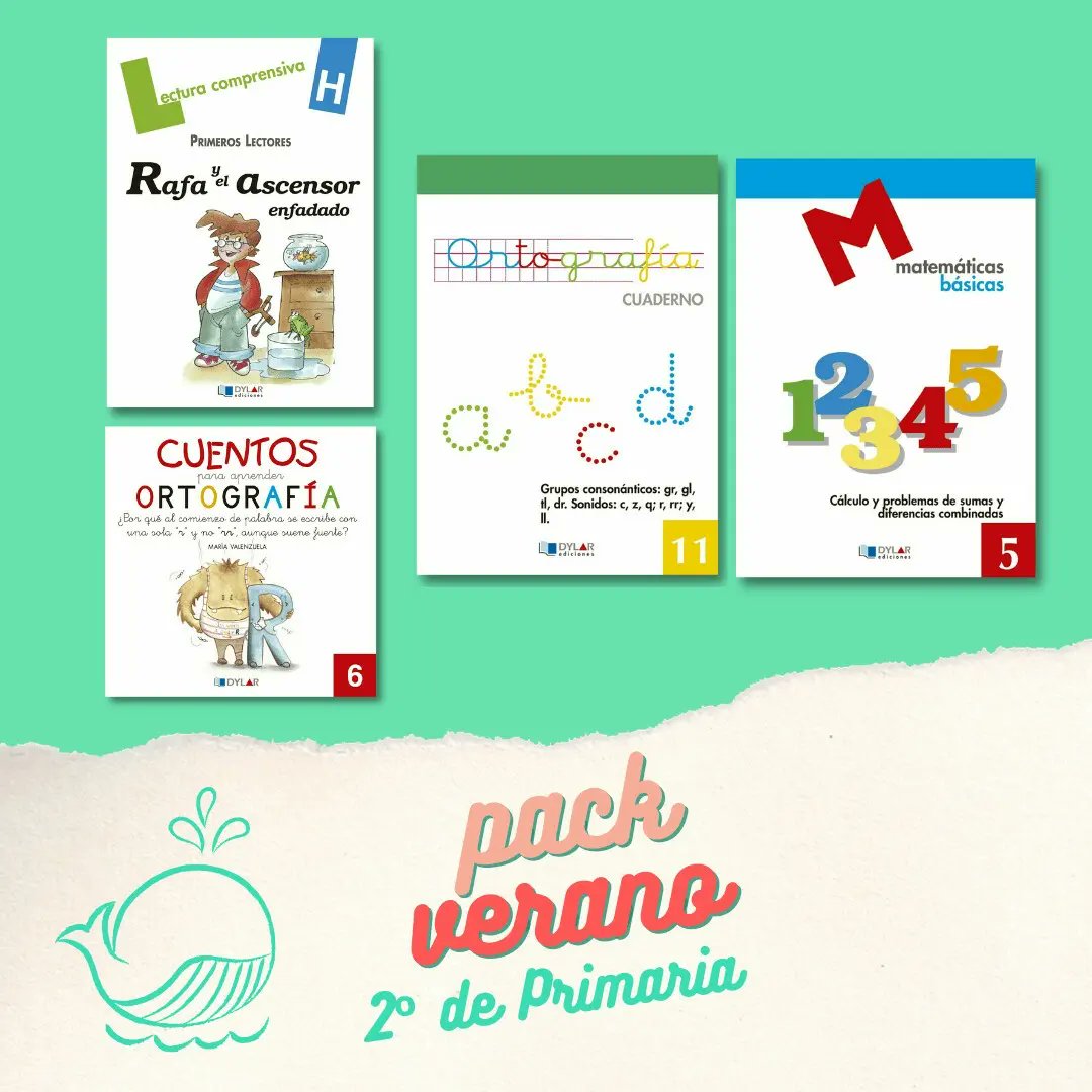 DylarEdiciones's tweet photo. 🙌 Este fin de semana tenéis el 10% dto en todos los packs de vacaciones con el código ☀️ VERANO☀️

👇👇👇👇👇
https://t.co/mSsbY53G0J

#materialvacaciones  #aprenderenverano #cuadernosderepaso  #burriana #cuadernosdeverano #verano2022
#Julio2022 #BienvenidoJulio 
#dylarediciones https://t.co/ATGhqbcaZf