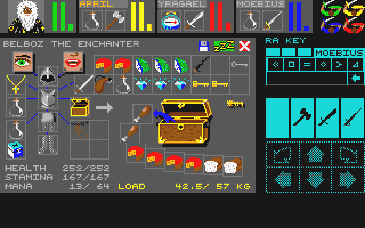 atari_st_fan's tweet photo. ❤️ #Retrogaming memory

Title: Dungeon Master
Publisher: FTL Games
Year: 1987 https://t.co/dF071Nj1uz