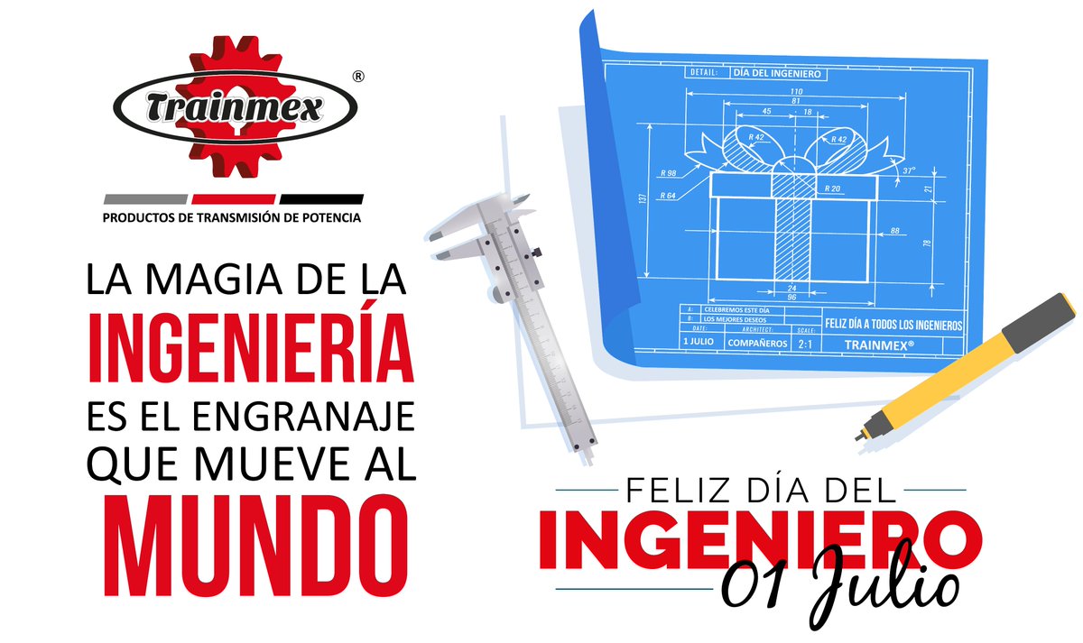 TrainmexMX's tweet photo. #DíaDelIngeniero✨🥾🦺
"La #ingeniería es el engranaje que mueve al mundo"✨🎉🎊
Feliz Día del #Ingeniero e #Ingeniera, especialmente a quienes forman parte de la Familia #Trainmex
¡Gracias a ti hacemos una mejor #industria!
#SomosTrainmex https://t.co/o8ui1KFO0R