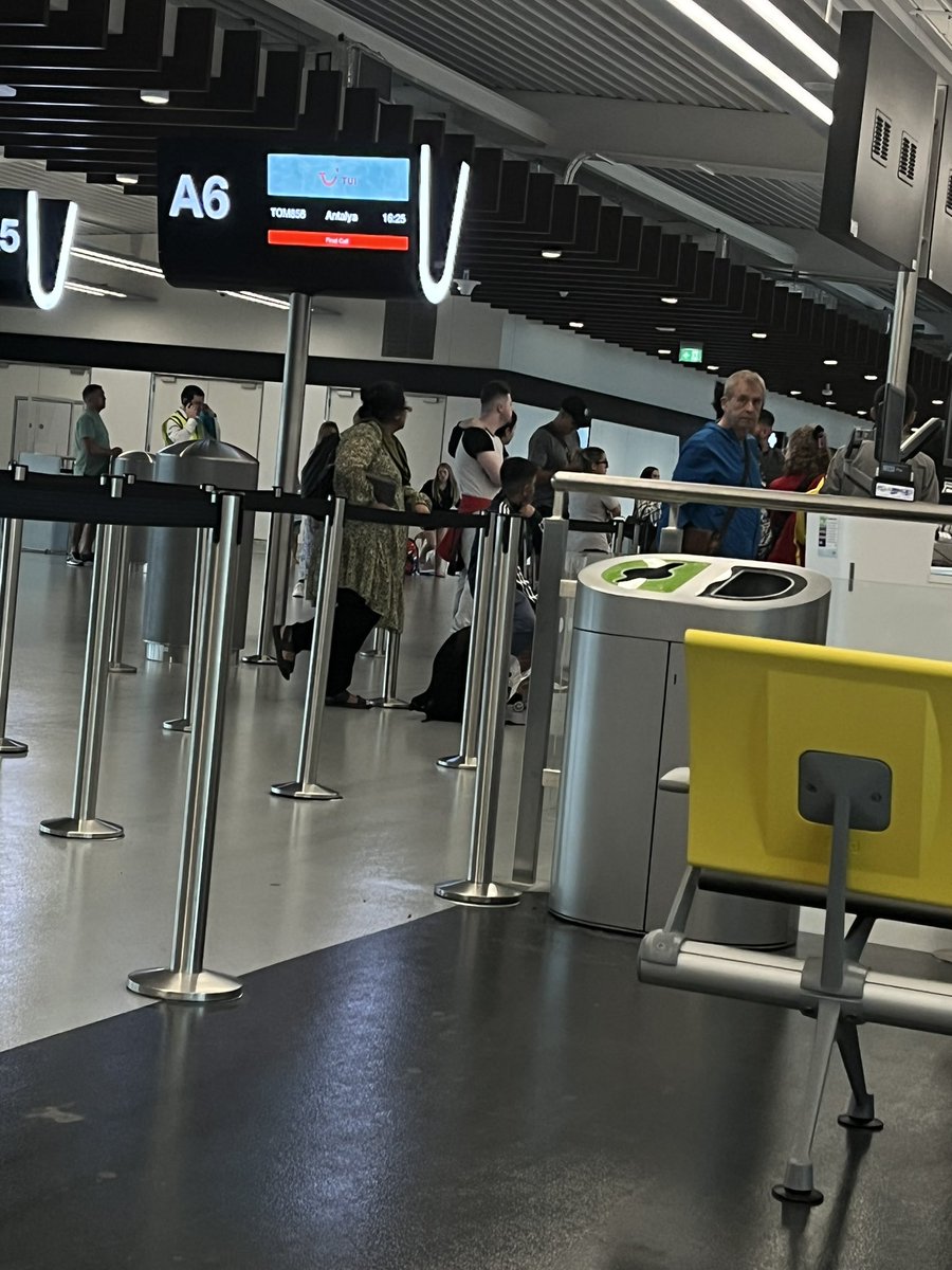 EllieCR7's tweet photo. @TUIUK already been delayed 3 hours at Manchester airport because you don’t have enough cleaning staff. No updates and no representative in sight the entire time. This is going to be a long night. #manchesterairport #tui #firstchoice #Airlines #holidays https://t.co/es12MerOpm
