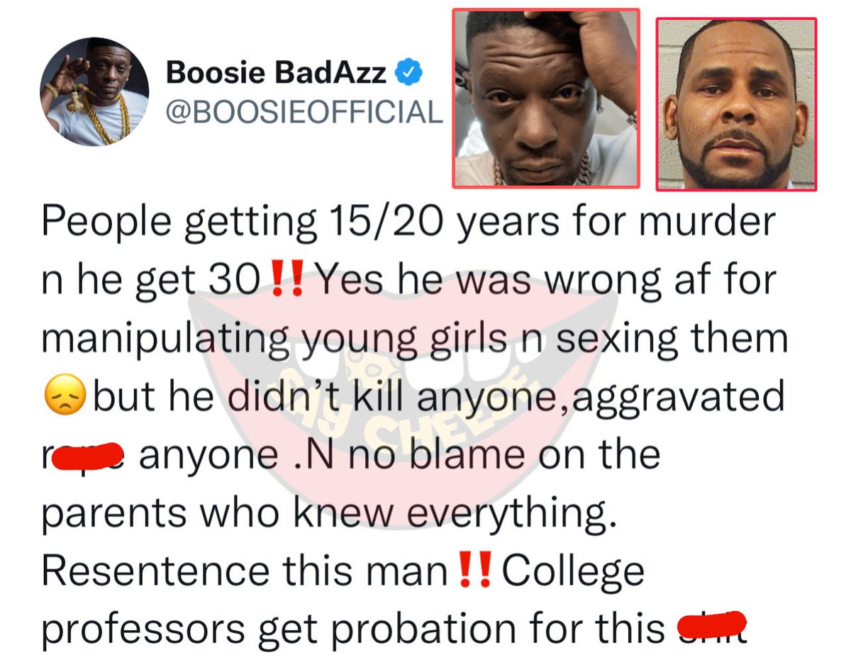 Boosie says R. Kelly’s 30 year sentence is too harsh: “College professors get probation for this shit”