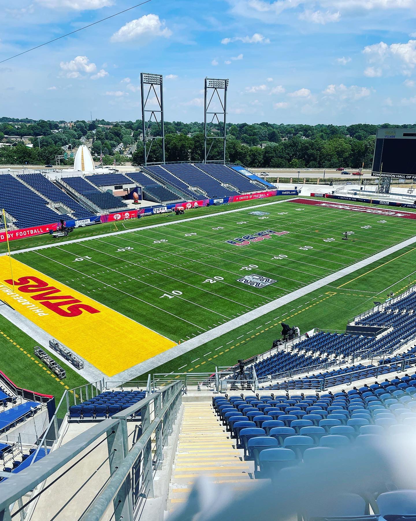 Philadelphia Stars on Twitter "RT USFL Fresh paint in the end zones for the 🏆 C H A M P I O N