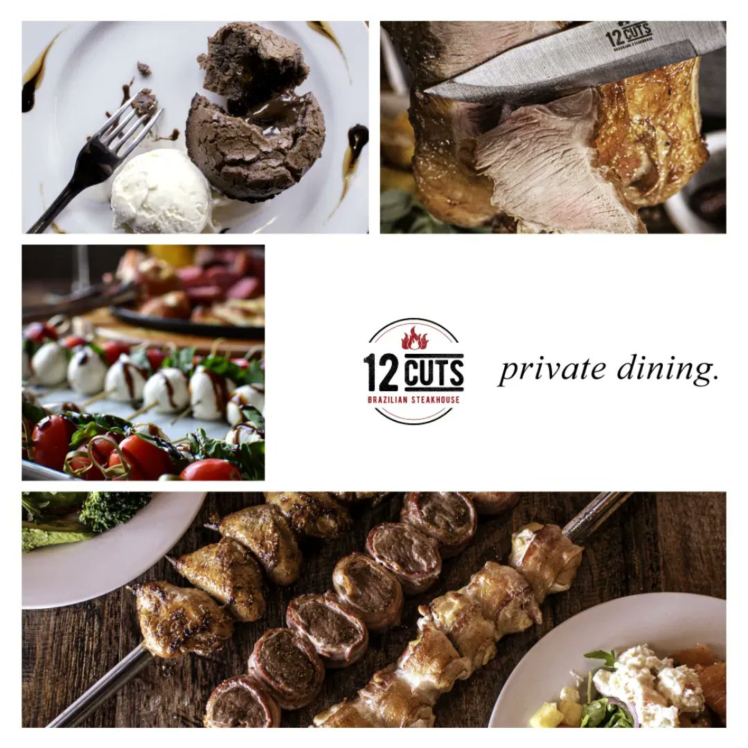 12CutsSteak's tweet photo. Looking for the best private dining in North Dallas? Bring your group to 12 Cuts Brazilian Steakhouse for a Unique Private Churrascaria-style Dining Experience! Book Your Table Now 469-779-7012 #12Cuts #Churrascaria #PrivateDining #GroupEvents #GroupDining #NorthDallas #DineLocal https://t.co/xEQWBGgNfA