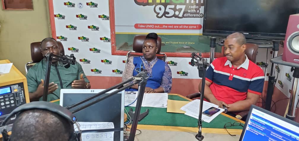 taylordanash's tweet photo. Today I, Dr Arthur of @mha_ghana &amp; Charlotte of the Expanded Programme on Immunization @GHS_HealthPromo were @Uniiqfm studio to talk about issues on #mentalhealth &amp; COVID-19 immunization programmes targeted at persons with mental disabilities in communities in the country... https://t.co/jyRMhQvzDY