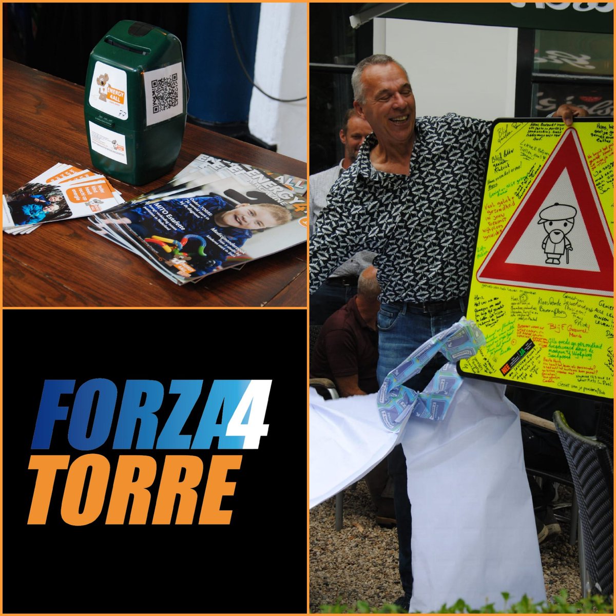 € 406,50 voor Forza4Torre!
Hans wilde voor zijn pensioenborrel geen cadeaus, maar een donatie voor Forza4Torre. Dat leverde dit schitterende bedrag op!
Wat een mooi gebaar Hans en dankzij deze gift is het medicijn een stapje dichterbij 💚
Geniet van je pensioen!
<a href="/energy4all_nl/">Stichting Energy4All</a>