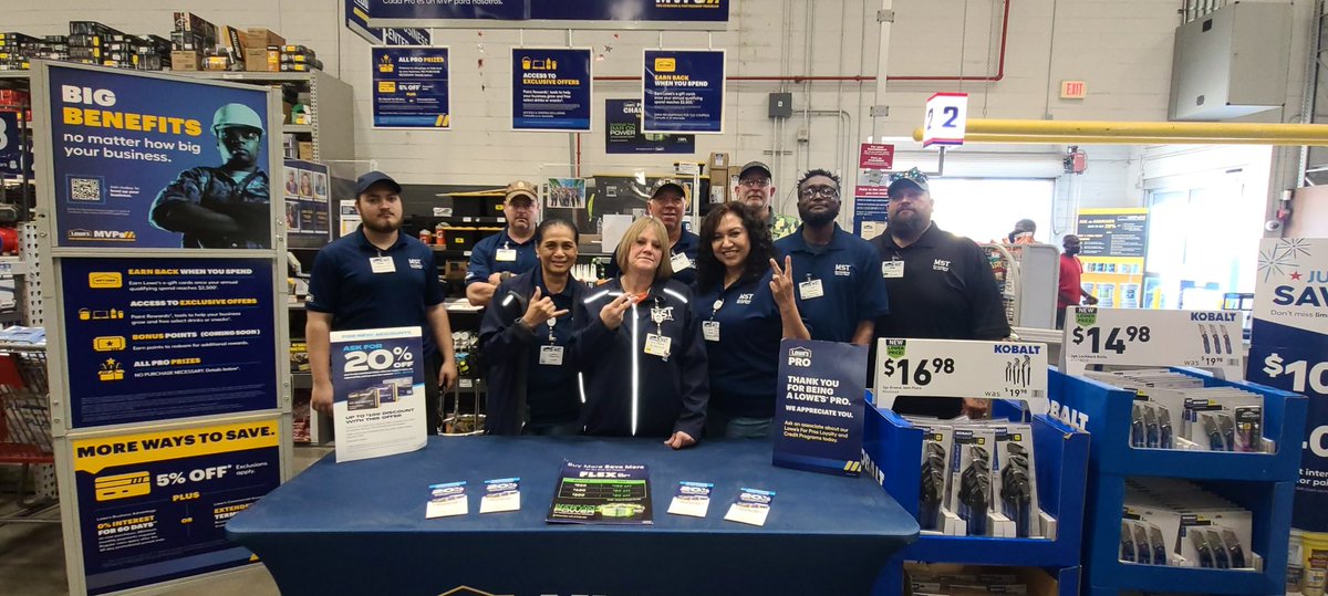 BGiesle's tweet photo. Who’s all about MVP?  Whos all about building customer loyalty? Well this mst team at 2769 stepped outside the box this week to join in supporting MVP this week! Challenged each other get 1 sign up to help support  the future of their store and rv partners and got 14 mvps! https://t.co/dMgfOrdoM1