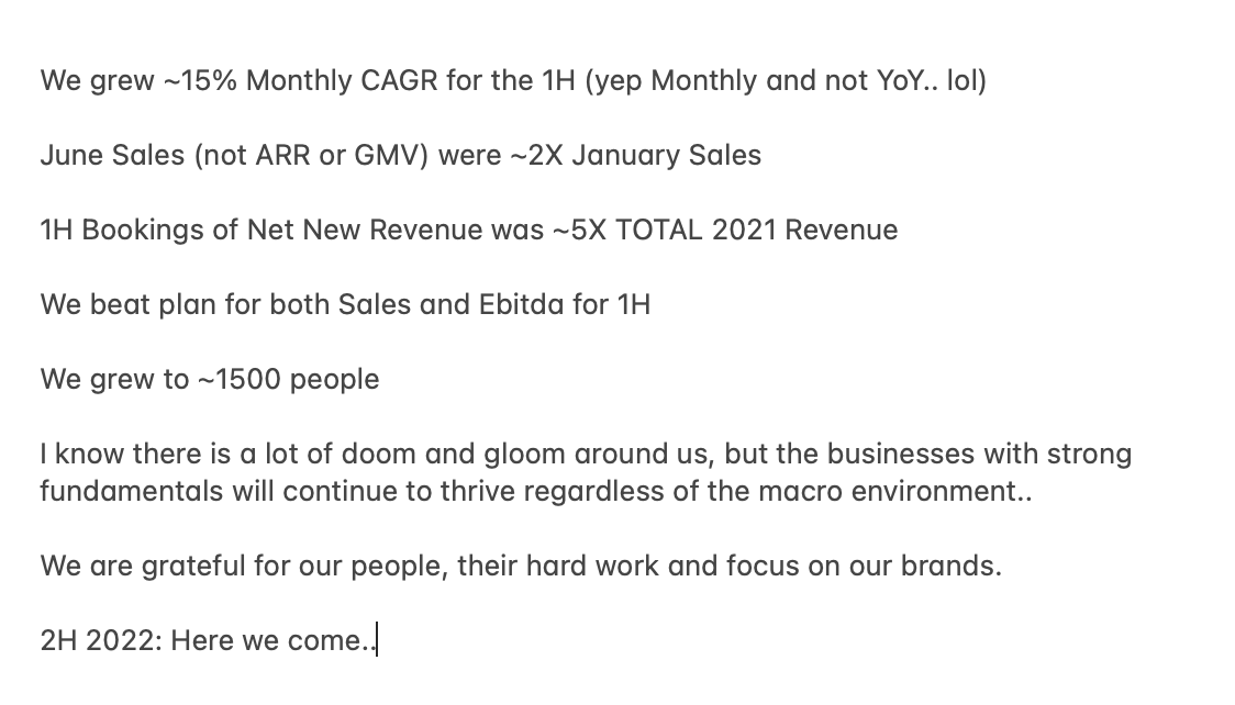 End of the 1H and <a href="/cartdotcom/">Cart.com 🛒</a> continues to break records…