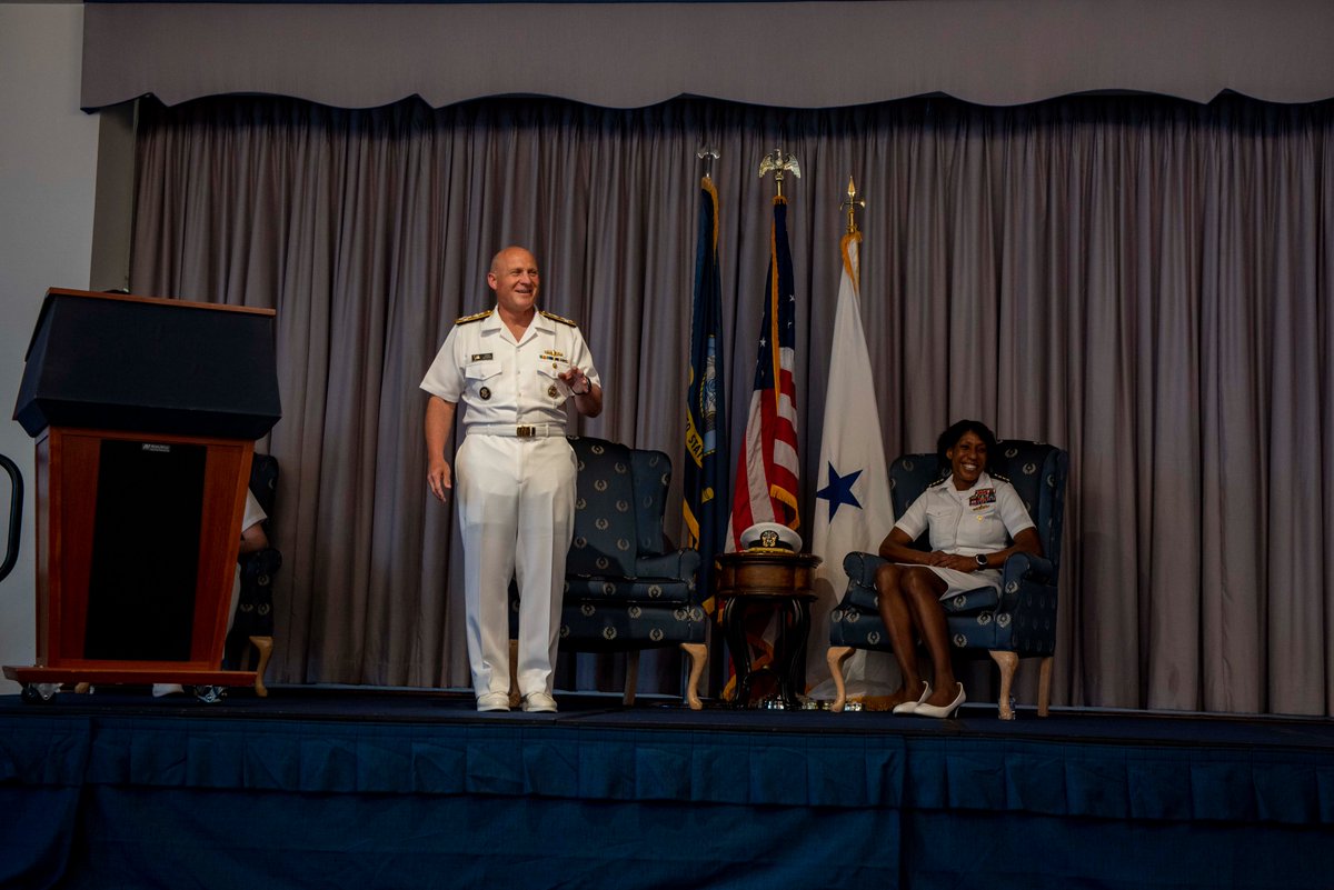 Congratulations Rear Adm. Hines on your promotion. She started out in the Navy as an E-1 and has climbed through the ranks, broken down barriers, and is a shining example of what tenacity, professionalism and commitment looks like. BZ shipmate. #WomenintheNavy