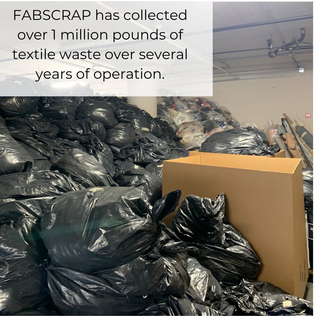 aces_unc's tweet photo. Today, I volunteered with FABSCRAP, a textile reuse and recycling organization based out of Brooklyn. Because I am focusing on implementing a circular economy in the textile industry this summer, this was an amazing experience to connect my experience at ACES with hands-on work. https://t.co/iXTKMNkY12
