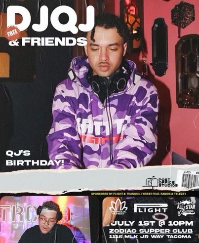picksixmusic's tweet photo. Tonight 7/1- @DJQJ_ &amp; Friends #TranquilForest #Flight @ Zodiac Supper Club. Beats Start at 10pm. Presented by @AllStarVintage. FREE 🔈🔈🔈 https://t.co/syDFnvCLI6