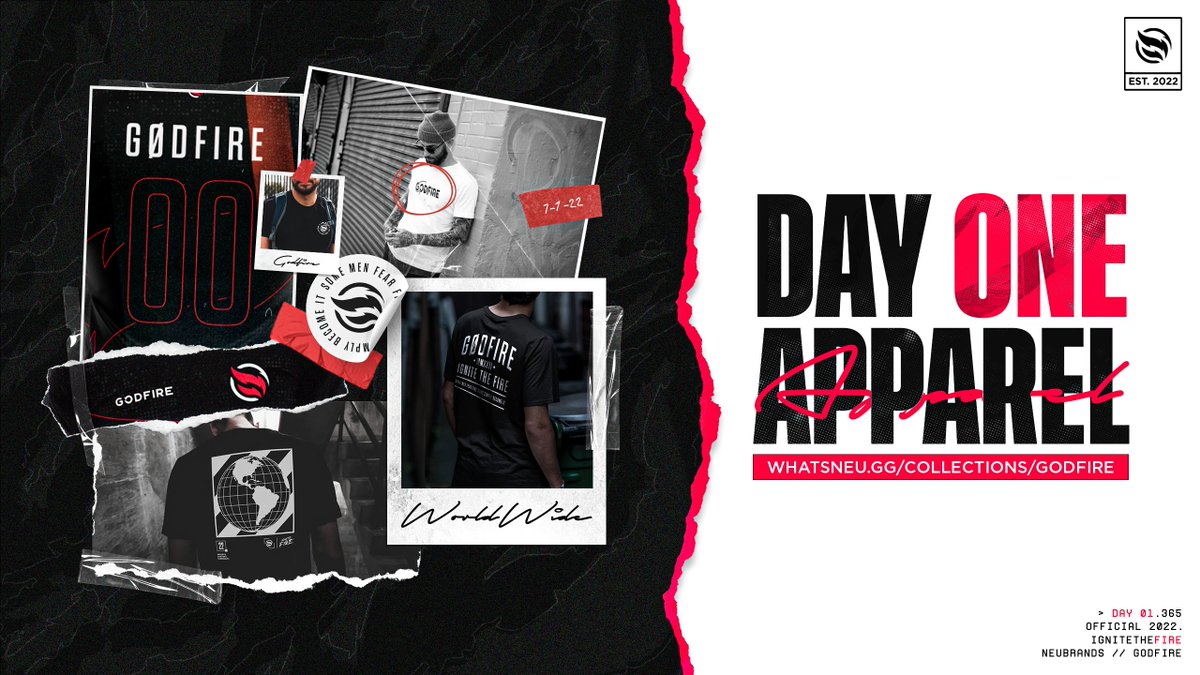 GodfireGG's tweet photo. GØDFIRE x @NEUBrands

Introducing the Day One Collection

➡️ https://t.co/a9RRONcVoT ⬅️

#IgniteTheFire https://t.co/vYNOM9kppq