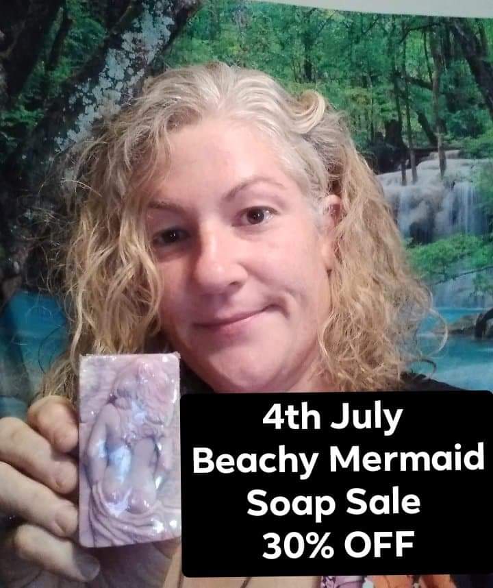 BeccasByTheBay's tweet photo. Happy 4th July 
SUMMER SOAP SALE! 10% 20% 30% OFF
Click To Shop my Etsy now until July 4th 
Natural Beachy Boho Designs
https://t.co/FzvKLdZaSI 
Quick video showing you some of our Soaps in stock! Watch here https://t.co/Eh3rbmHCKP
#naturalization #soap #Beach #July #summersale https://t.co/OeIpqJHAzw