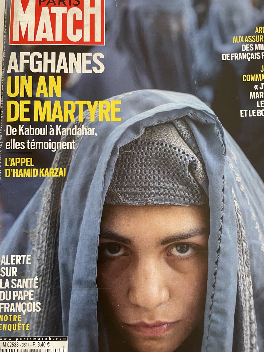 ⁦@ParisMatch⁩ ⁦⁦@MBrincourt⁩ ⁦@dominicgrimault⁩ Sevita, 18 ans, mendie pour sa famille dans les rues. Sous le joug des Talibans, les Afghanes doivent porter le voile intégral. De Kaboul à Kandahar : 14 pages d’un grand reportage photos & textes bouleversant.