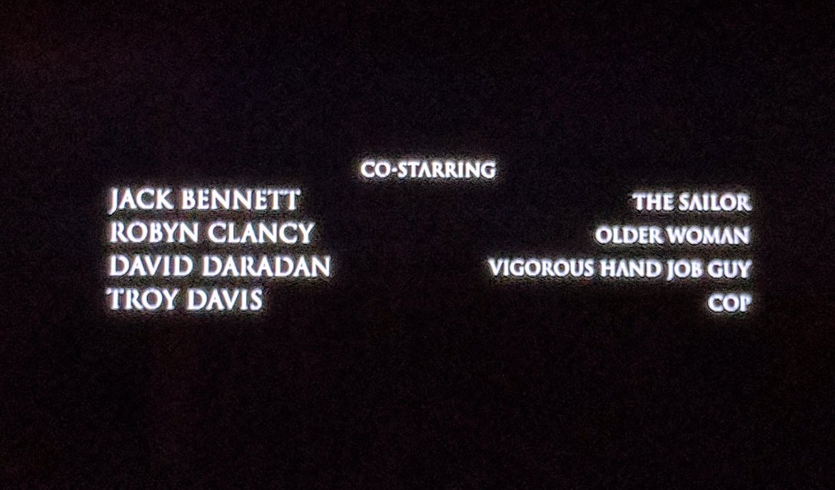 “you’ll never make it in Hollywood David!”

David: