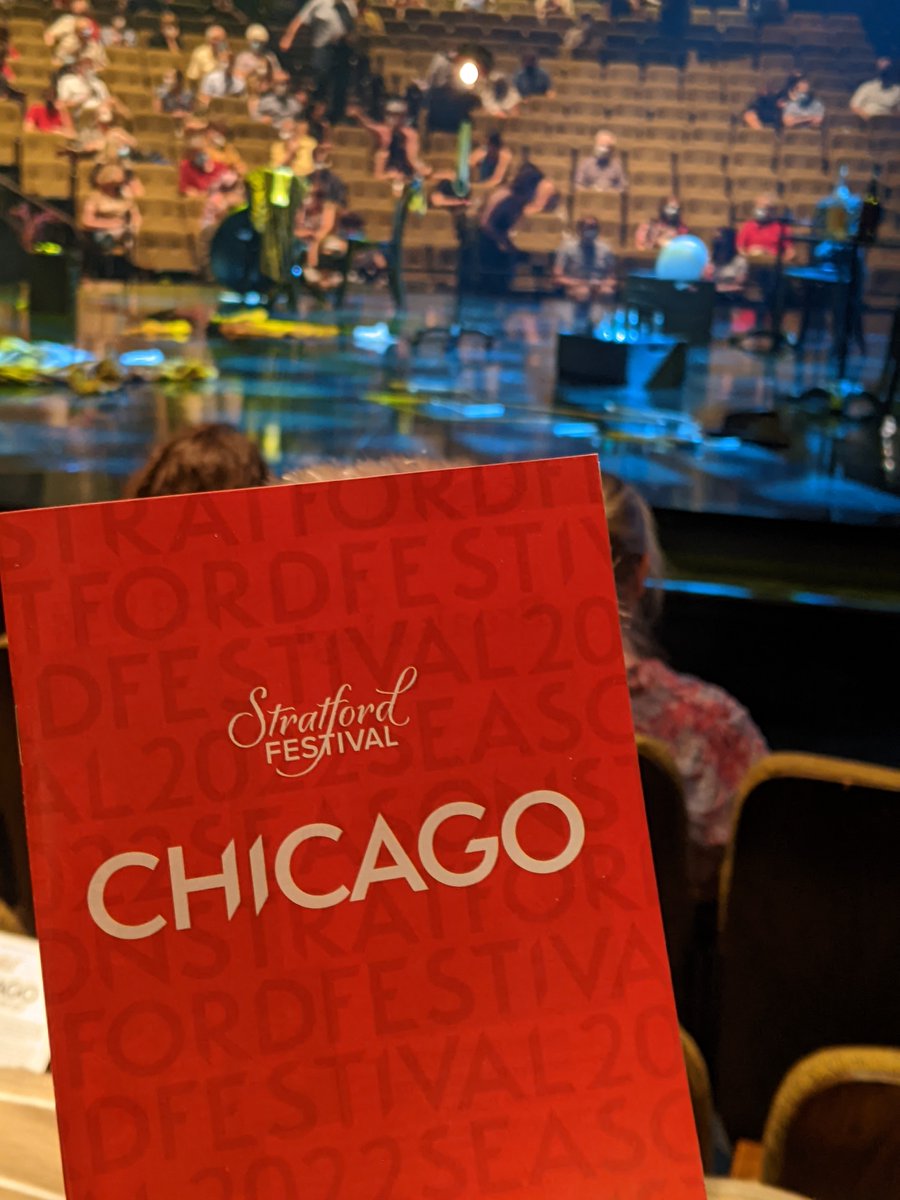 It is so nice to be back <a href="/stratfest/">Stratford Festival</a> this season after a mini hiatus... And we are starting it off with a ✨bang✨ with #Chicago! #Stratford #DiscoverOntario