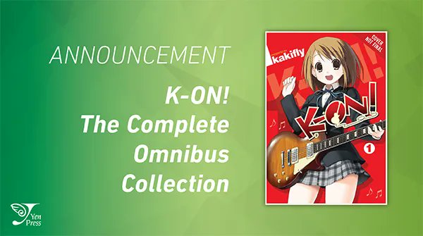 K-ON!: The Complete Omnibus Edition (by Yen Press) releases today in the US  : r/k_on