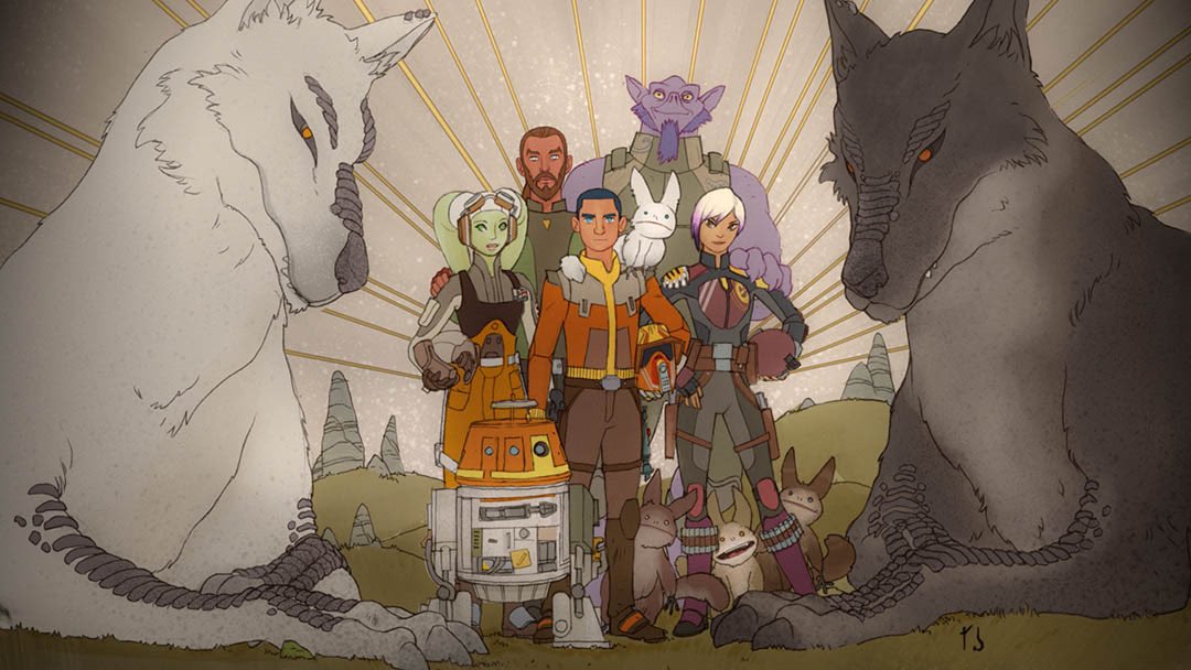 Star Wars: Rebels’ soundtrack is amazing! My personal favorite is the track that plays at the very end of the series where Sabine and Ahsoka leave to find Ezra. Kevin Kiner is a solid composer! #ReleasetheRebelsSoundtracks