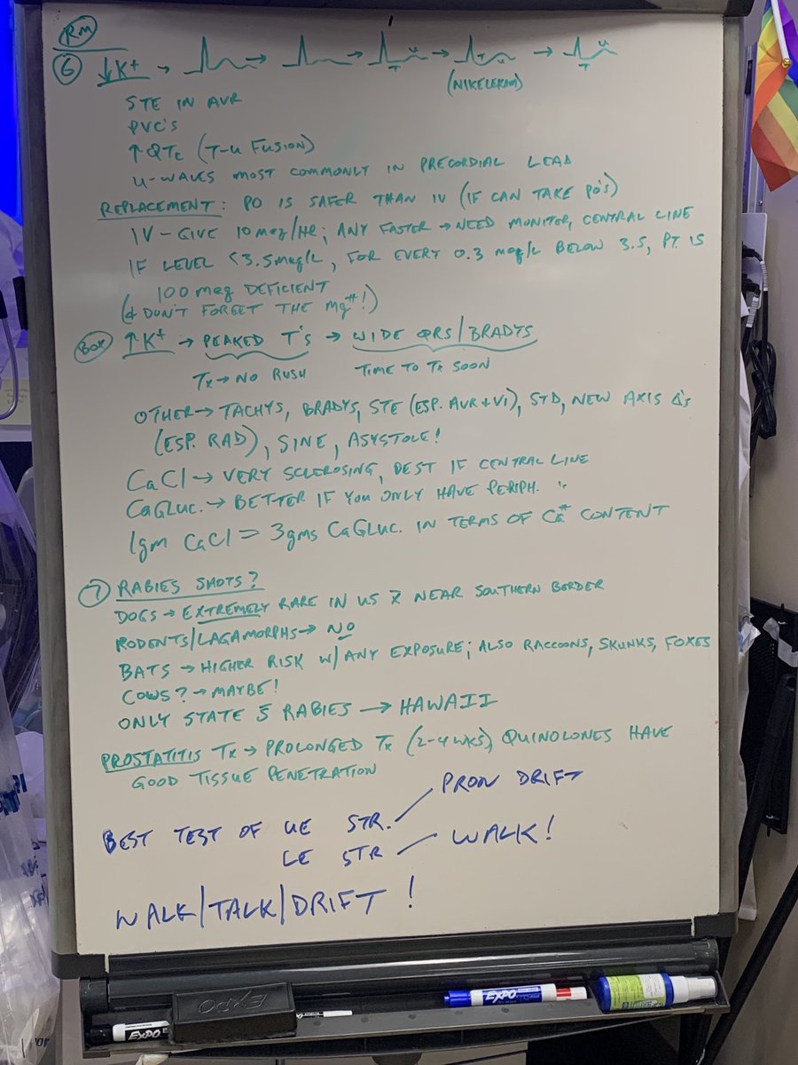 amalmattu's tweet photo. Friday shift ⁦⁦@UMEmergencyMed⁩ ⁦@UMEMresidency⁩ #Foamed #WhiteBoardTeaching https://t.co/wsXOdFfimR