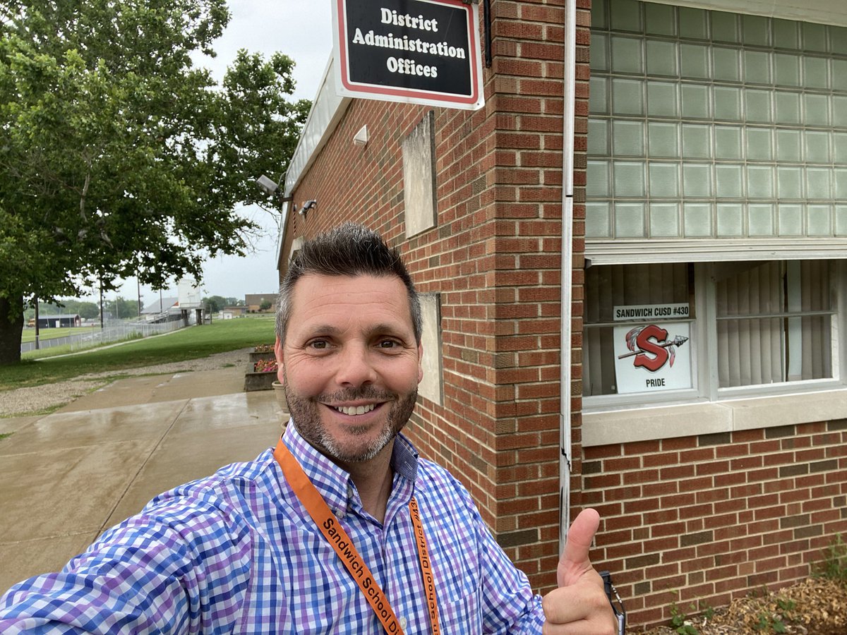 So thankful for the opportunity! First day as assistant superintendent in Sandwich.