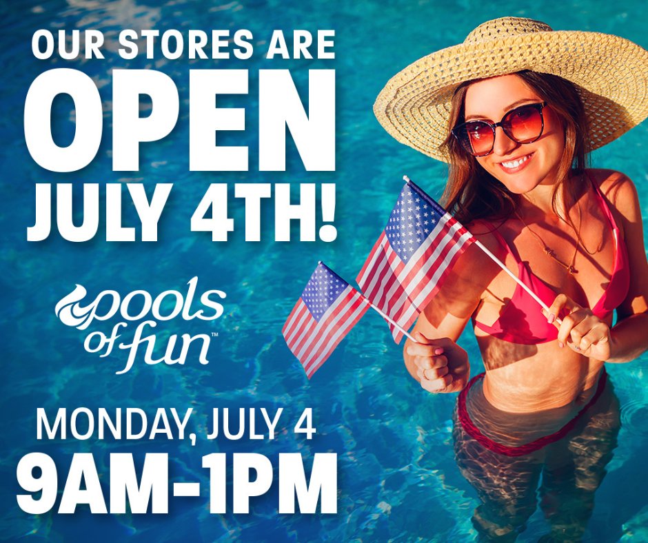PoolsofFun's tweet image. 🇺🇸Have a wonderful 4th of July weekend! #Poolsoffun #4thofJulyWeekend