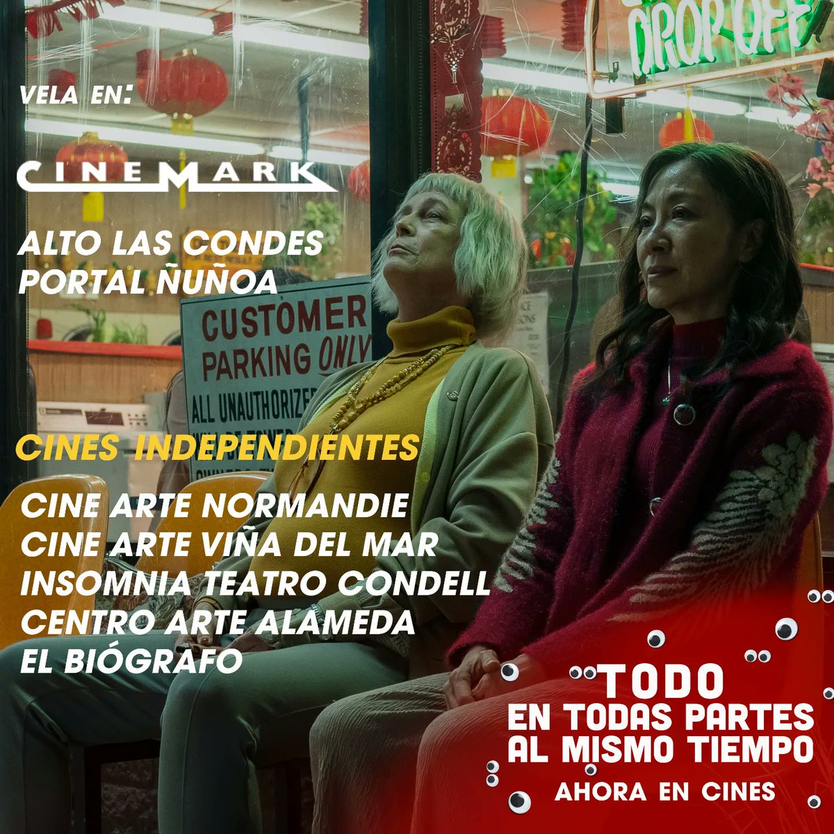DiamondFilmsCh's tweet photo. ¡El #RealMultiverso sigue en los cines! 🤯🦡🕳️💥🍿🥯
#TodoEnTodasPartesAlMismoTiempo
AHORA EN CINES https://t.co/0idFzj4fnC