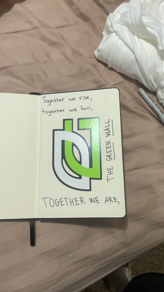 UMG_Slick's tweet photo. Leaving for basic training Monday and I wanted to have something that I can fall to if it gets rough, I’ll miss the green wall and I hope we go and kick ass and take champs this year!!! I’ll be cheering you on from Fort Benning. 💚💚💚 https://t.co/Kq4fxXXd4F