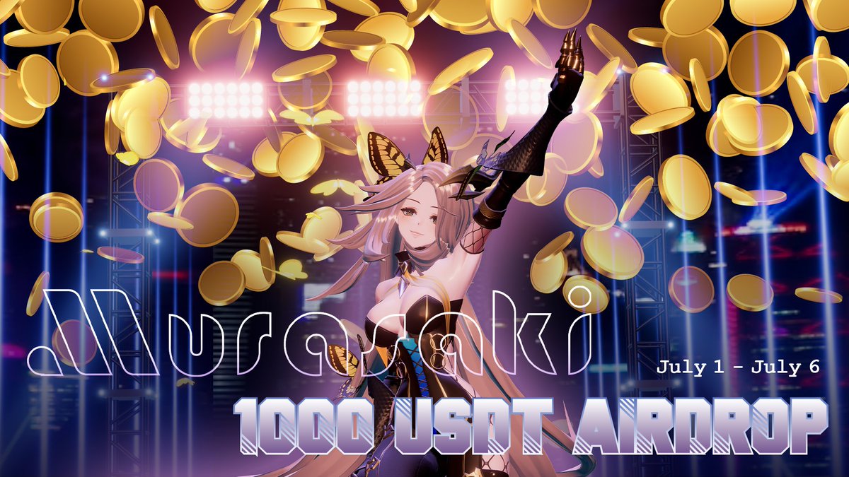 🔥#Murasaki  AIRDROP CAMPAIGN🔥

💃We are pleased to announce that $MURA giving away $1000 USDT.

🎁 Join the #Gleam campaign at 
✅ Complete all the tasks
💰 Prize to win up to 1000 USDT!

🗓July 1, 2022, to July 6, 2022 

📍Earn more
gleam.io/C9kyE/murasaki…