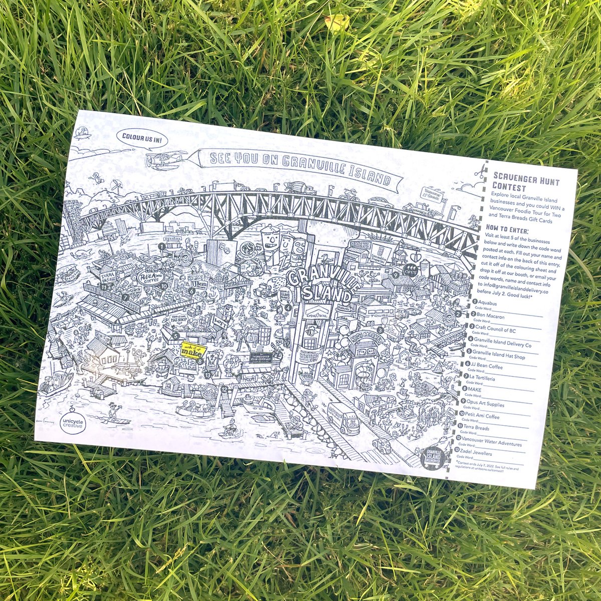 MAKE Vancouver (@makevancouver) on Twitter photo Join the <a href="/granville_isle/">Granville Island</a> long weekend SCAVENGER HUNT! 🕵️ Pick up your <a href="/UnicycleCreativ/">Lorne Craig</a> scavenger hunt sheet from the <a href="/delivery_gi/">GIDeliveryCo</a> station at the Picnic Pavillion, then visit MAKE & 4 other local businesses for your code words to complete the hunt!
We'll be open all weekend! 😄 Join the <a href="/granville_isle/">Granville Island</a> long weekend SCAVENGER HUNT! 🕵️ Pick up your <a href="/UnicycleCreativ/">Lorne Craig</a> scavenger hunt sheet from the <a href="/delivery_gi/">GIDeliveryCo</a> station at the Picnic Pavillion, then visit MAKE & 4 other local businesses for your code words to complete the hunt!
We'll be open all weekend! 😄