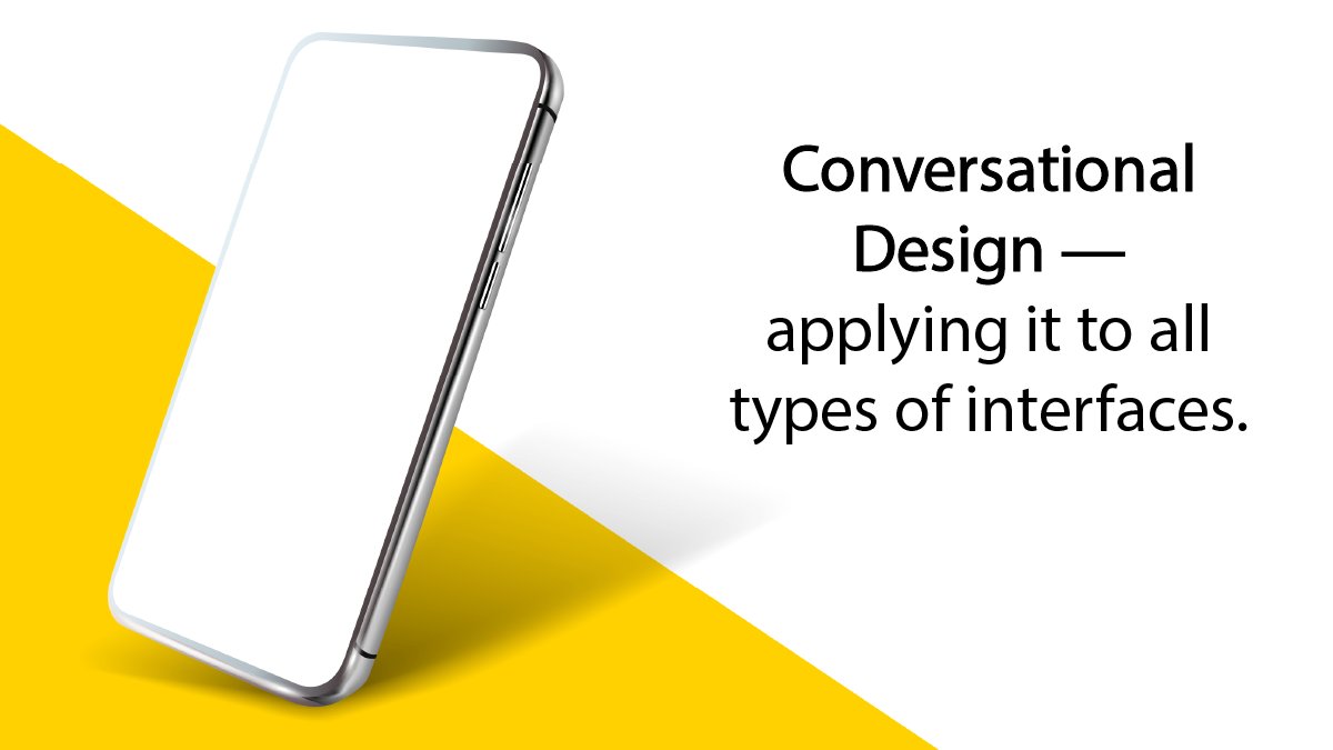 uxmag's tweet photo. Danny McCabe, a User Experience leader with over 20 years of experience across UX, shares his tips on how to apply Conversational Design to all types of interfaces in @uxmag — https://t.co/nNZvNh1MoA #ux #cx #conversationaldesign https://t.co/Hm6vRz5Xmn