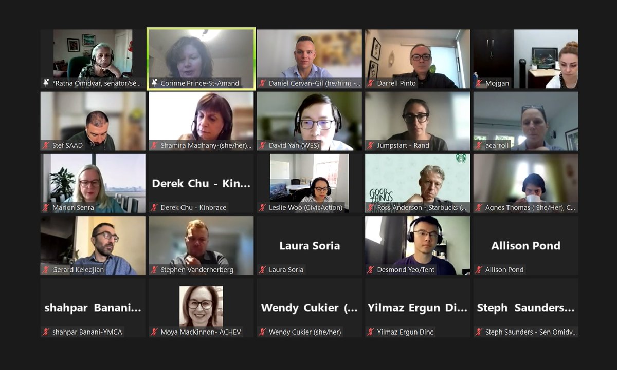 Glad I had chance to meet with members of the #Refugee Jobs Agenda Roundtable! If you missed it, we’ve launched the #WelcomingEconomy for #Refugees campaign to encourage businesses to hire #RefugeeTalent: ow.ly/SZAR50JLGRQ #cdnpoli #SenCA #cdnimm <a href="/Darrell_Pinto/">Darrell Pinto</a> <a href="/WESCanada/">WES Canada</a>