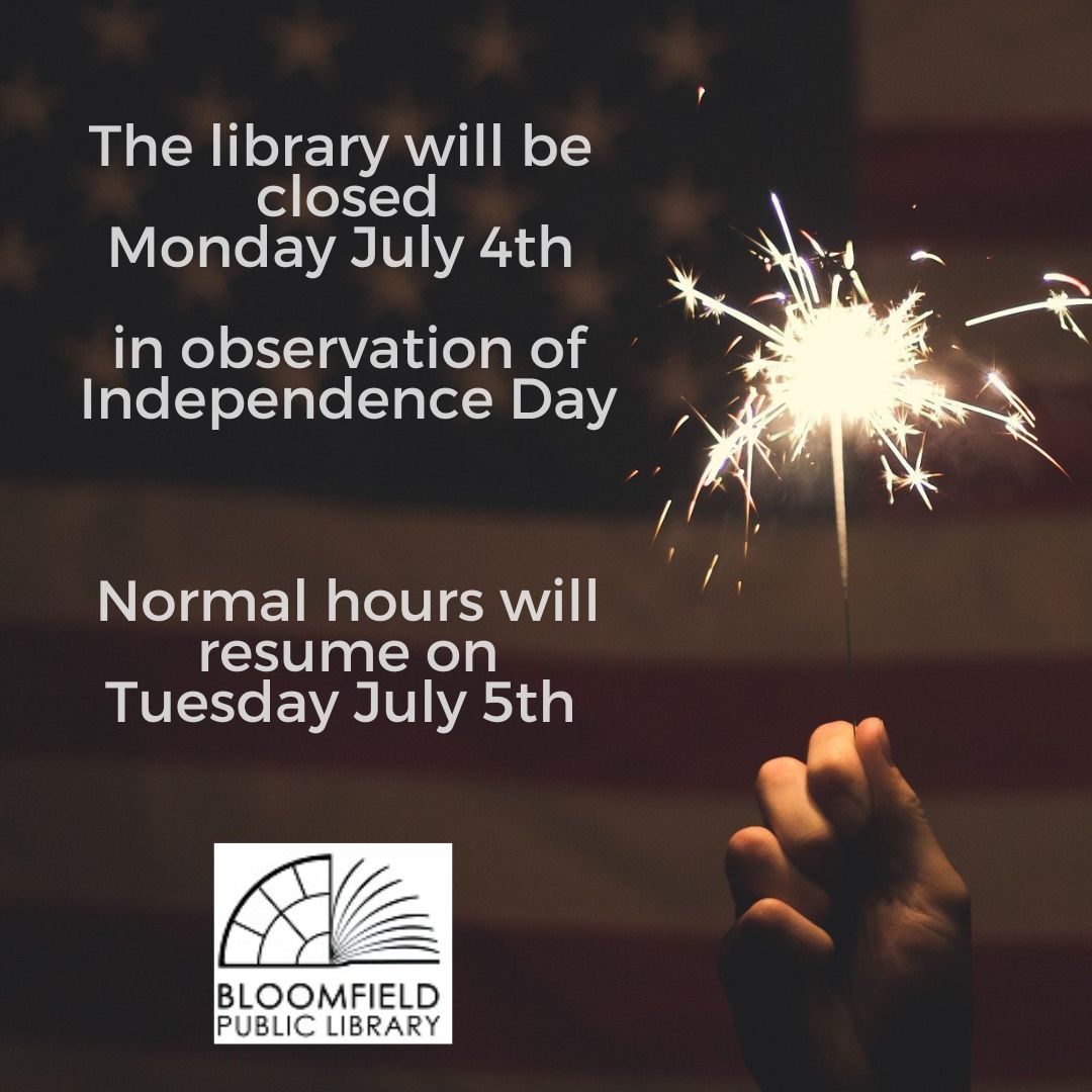 BPLnj's tweet image. Heads up!
.
We&apos;ll be open this Saturday July 2 from 9-5 but will be closed on Monday July 4th.
.
Stop by before the long weekend 😎
.
#bplnj #bloomfieldnj #bloomfieldlibrary #3dayweekend #holidayclosure