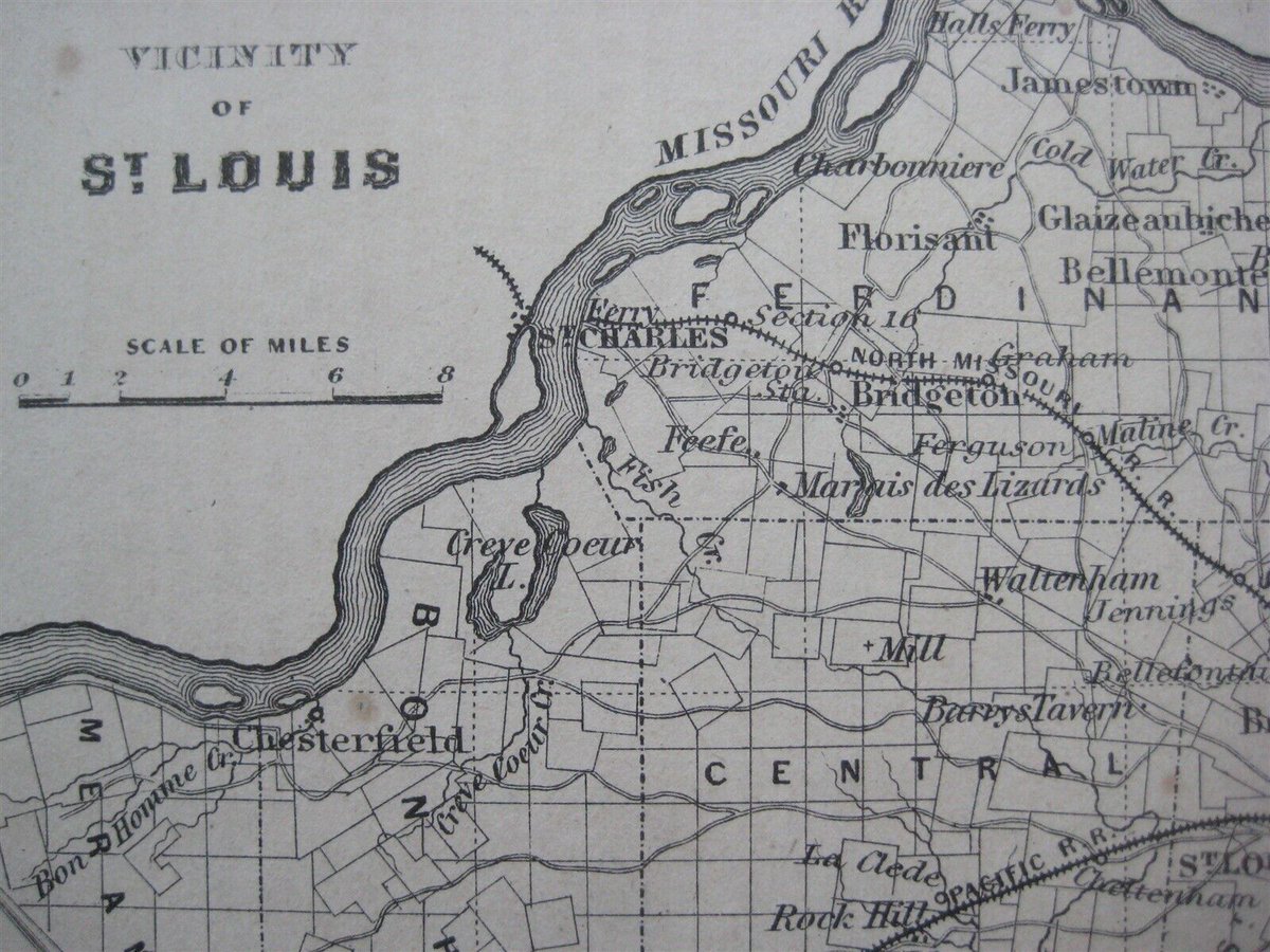 NewWorldMaps's tweet image. Featured in our latest newsletter:

Handsome large-format antique lithographed map of #Missouri in original hand color with decorative scrollwork border, printed more than 150 years ago.

$89.99
ebay.com/itm/2753605145… 

#ColtonMap #MapCollecting #AntiqueMap #antique #map #decor