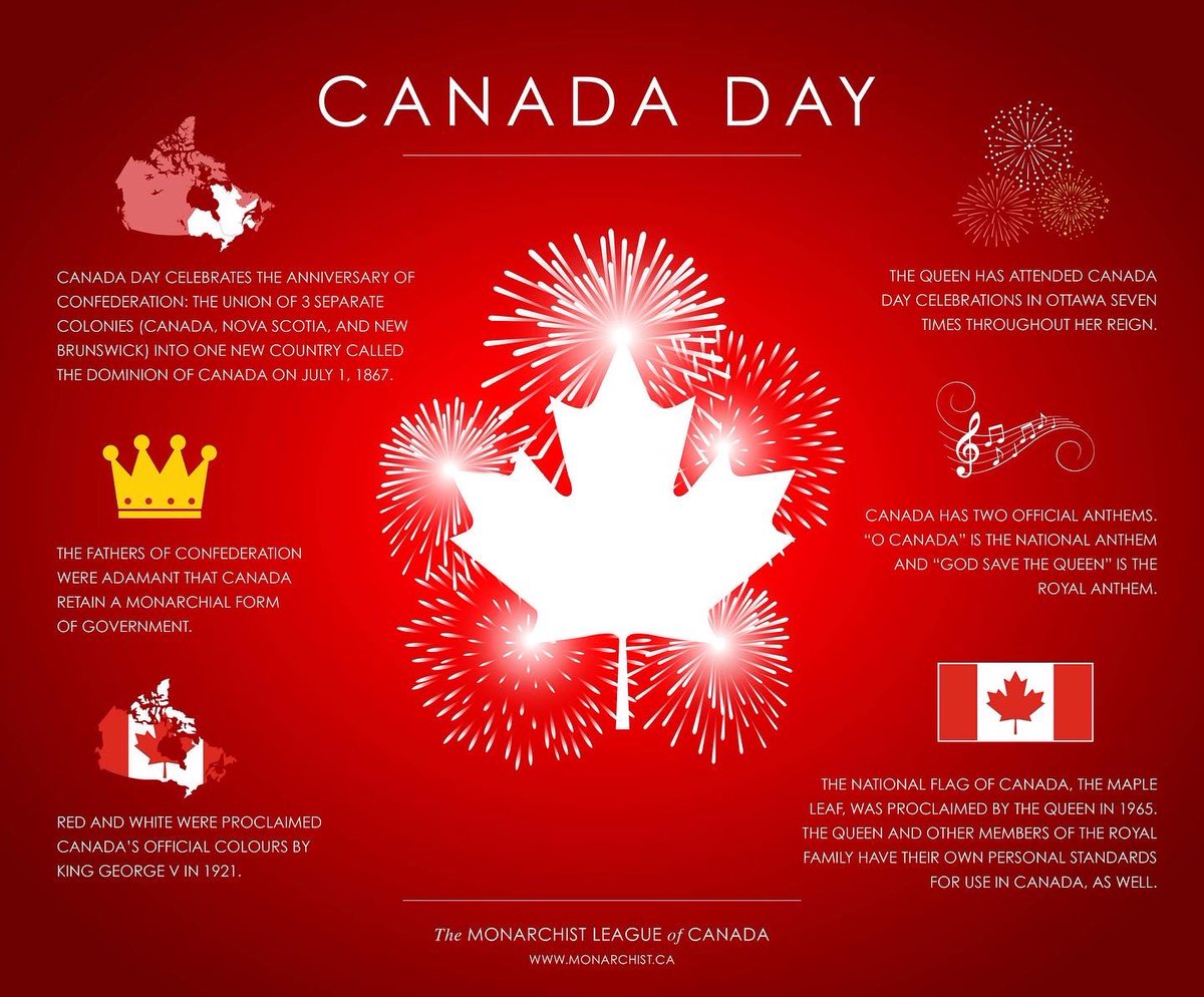 Happy Canada Day! On this 155th anniversary of Confederation, let’s celebrate the enduring bond between Queen and country, our provinces and territories, and Canadians of all walks of life.