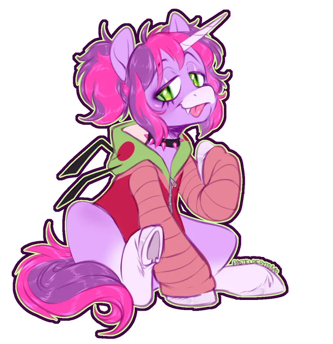 a v cool pony :D for @BloomMoonbeam ! 🌙☁️ 