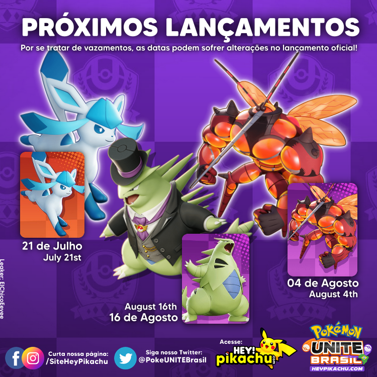 Pokémon UNITE Brasil (News) 🟢 (@PokeUNITEBrasil) / X