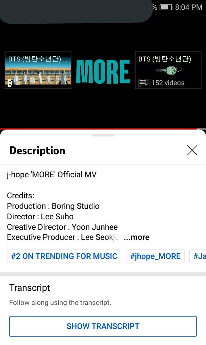 seokprime's tweet image. PLEASE KEEP STREAMING!!! 3 MORE HOURS WE CAN DO IT 

→youtu.be/pKdBFeewZYE
#jhope_MORE #STREAMMORE