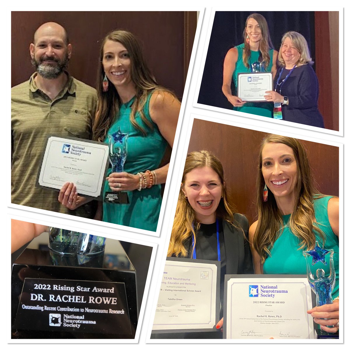 Rachel Rowe (@rachelrowephx) on Twitter photo Thank you <a href="/Neurotrauma/">NeurotraumaSociety</a> for the Rising Star Award for my scientific contribution to sleep-TBI research ⭐️🧠💤
I share this with my trainees <a href="/tabifromengland/">Tabitha Green</a> @jbryceortiz
Special thanks to <a href="/ganglion11/">Jonathan Lifshitz 🔬👨🔬👪</a> who is an incredible mentor and life raft in the crazy waters of academia 🛶🛟 Thank you <a href="/Neurotrauma/">NeurotraumaSociety</a> for the Rising Star Award for my scientific contribution to sleep-TBI research ⭐️🧠💤
I share this with my trainees <a href="/tabifromengland/">Tabitha Green</a> @jbryceortiz
Special thanks to <a href="/ganglion11/">Jonathan Lifshitz 🔬👨🔬👪</a> who is an incredible mentor and life raft in the crazy waters of academia 🛶🛟
